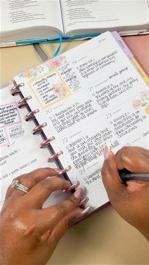 Scripture Writing In My Happy Planner Faith Planner #plannercommunity #faith #christianshorts