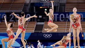 Best moments from rhythmic gymnastics
