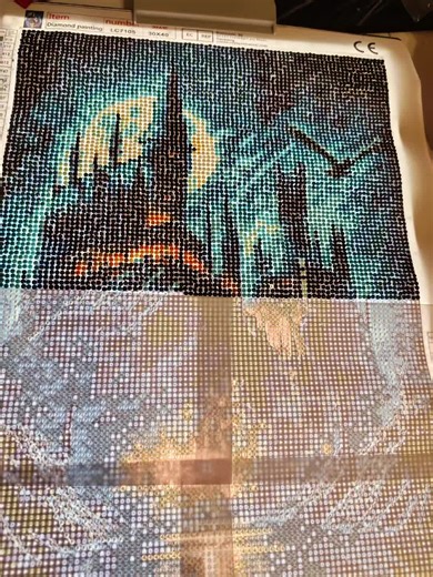 Complete Harry Potter Castle Diamond Art Tutorial