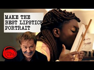 Draw the Taskmaster with Lipstick on your Lips.| Full Task | Taskmaster