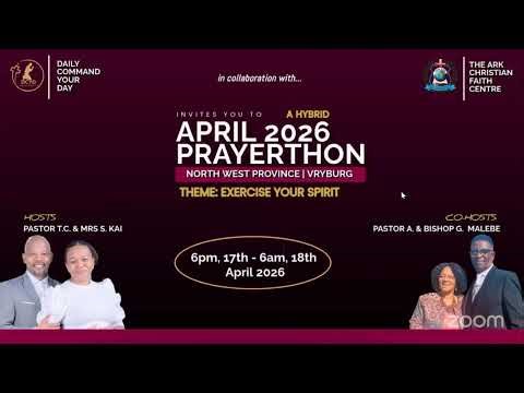 RPO APRIL | DAY 1 OF 3 DAYS FASTING & PRAYER PROGRAM |18H00 PRAYER WATCH | FRIDAY, 27 MARCH 2026