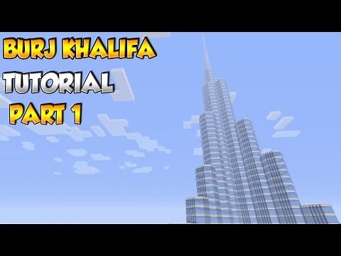 Minecraft Burj Khalifa Tutorial Part 1