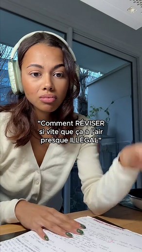La meilleure méthode de révision all time #pronote #studytips #lycee #bac #studytok