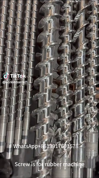 40 Years of precision: your trusted partner for screw barrel! Screw is for rubber machine, screw is for recycling machine, screw is injection machine, screw is blowing machine#screw #screwman #plastic #plasticstraw #package #extrusionmachine #industrial #CNC #EVA #metering #customerservice #industrial #recycling #industrial #injectionmolding #pharmacist #conveyor #blowing #nylon #preciseros #consctruction