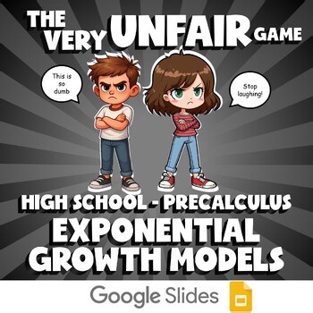 Exponential Growth Models VERY UNFAIR GAME - No Prep PreCalculus Math Review