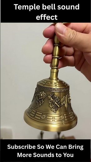 Temple bell sound effect