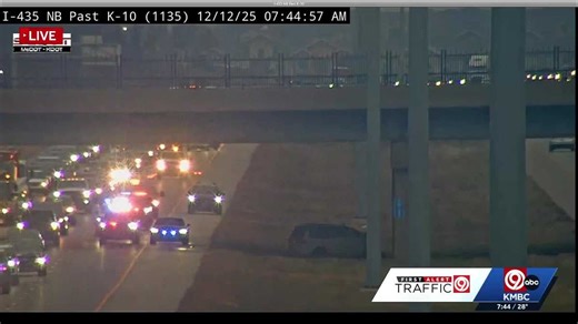 1 dead after vehicle strikes bridge pillar on I-435 near 95th Street