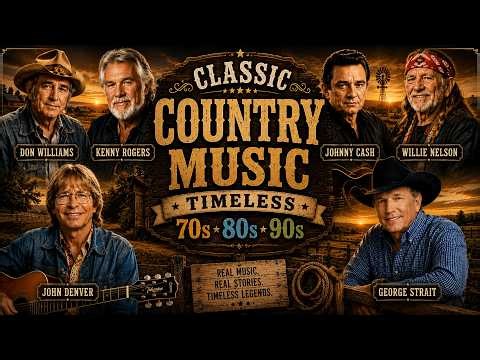 The Best Of Country Songs Of All Time - Classic Country Music Timeless Hits of the 60s, 70s & 80s