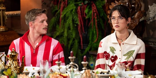 Jade and Stephen twin at the Traitors breakfast: Where to shop their knitwear