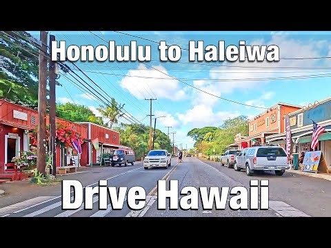 Hawaii Driving Tour 🚗 - Honolulu to Haleiwa, North Shore, Oahu. Sept 28, 2025