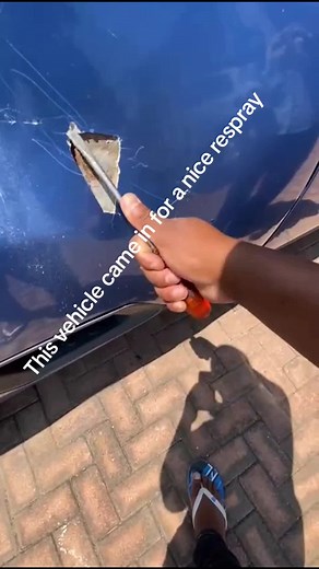 Body filler was applied 😭😭🙆🙆