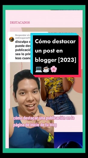 Respuesta a @andreagarza1115 Cómo destacar un publicación en tu blog. En este Tutorial te explico como se hace en Blogger de Google. #google #blogger #estrategiasdemarketing #blog #marketingdigital #tutorial