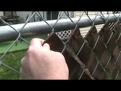 Vinyl Privacy Fence Weave - Easy How To Video