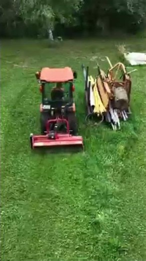 Kubota 2650 Mulcharbeit