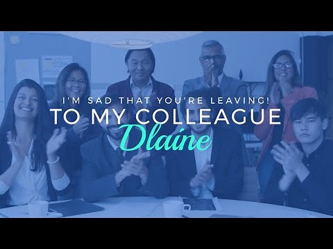 Free Farewell Wishes for Colleagues Video Template (Customizable) - FlexClip