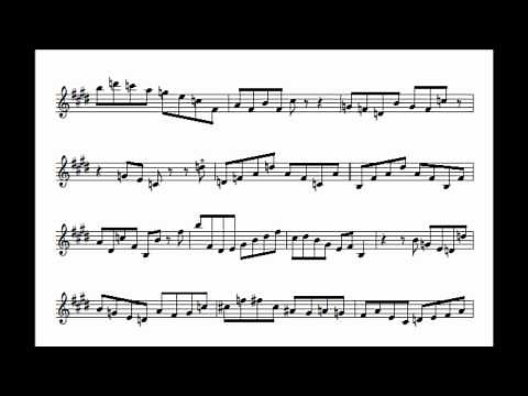 Chris Potter's Tune-Up Transcription