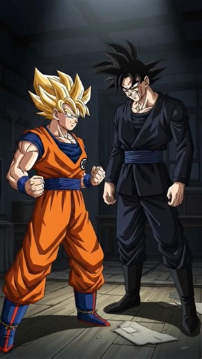Goku vs Dark goku