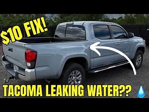 Tacoma Water Leak FIX! Rear Cab Vent Seal Repair (3rd Gen, Cheap & Easy)