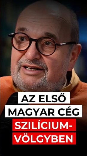 A miénk volt az első cég a kaliforniai Szilícium-Völgyben - Bojár Gábor