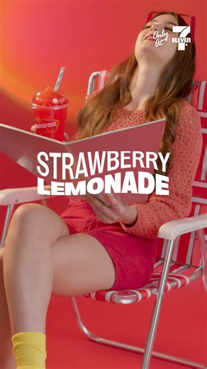 mind if we have a Strawberry Lemonade Slurpee summer? try our NEW exclusive Slurpee flavour only at 7-Eleven 😋🥤 | Slurpee Canada