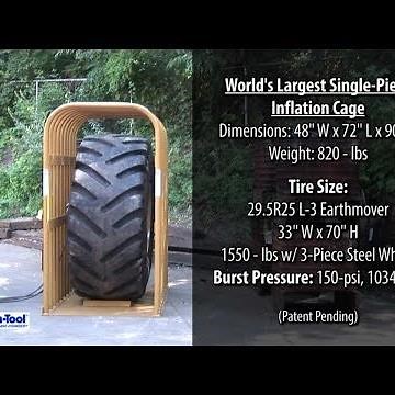 HUGE TIRE EXPLOSION: Ken-Tool Introduces the World's Largest Single-Piece Tire Inflation Cage