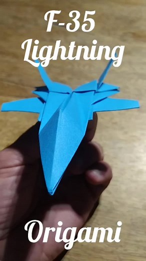 F-35 LIGHTNING de papel #origamicribal