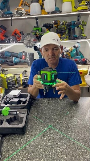 3D laser level with 12 lines