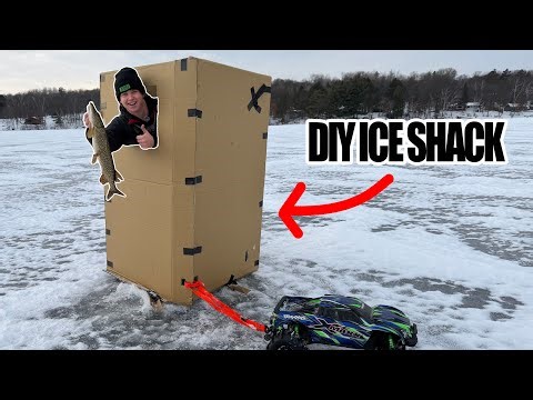 Building a DIY Cardboard Ice Shack!