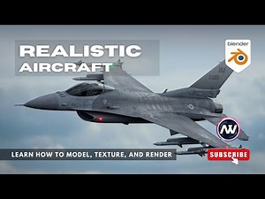 Realistic Aircraft Modelling & Rendering in Blender