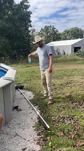 @wes.ellis86 is helping @Jarrod Simpson and @simpsonkrystal4 get their pool deck started and it’s not an easy job!藍❤️ We had so much fun visiting with them, such a wonderful family.#farmfamily #build#deck#farm#tiktokfriends | The ellis herd | Facebook