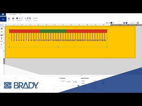 How to Create a Setup Ruler Label | Brady Workstation