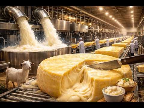 How Goat Milk Is Turned Into Premium Cheese & Cream | Inside Modern Processing Factories