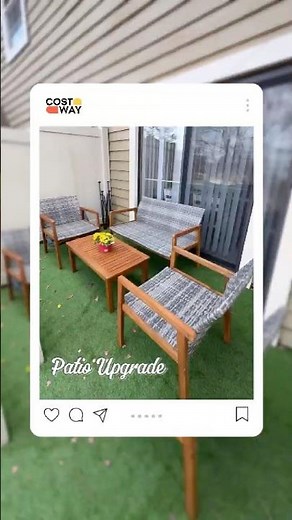 Patio Upgrade #costway #outdoor #outdoorliving
