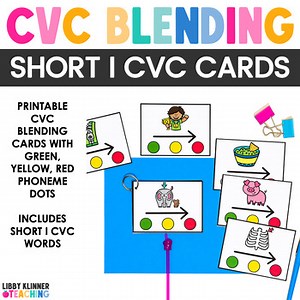 Short I CVC Blending Cards