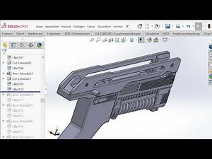 Making A CAD Model of The Pulse Rifle From Alien Romulus For 3d Printing - Step By Step Rebuild