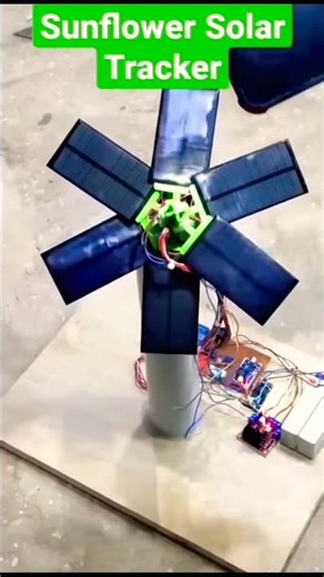 sunflower ☀Solar Tracker system............... //..............