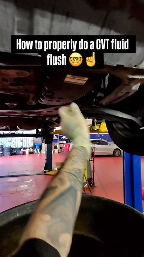 BlvckRose🖤🥀 on Instagram: "To do a CVT fluid flush on a 2022 Nissan Kicks, start by lifting the car safely and locating the transmission’s drain plug and fill plug (on the transmission case). Remove the fill plug first to make sure it’s not seized, then drain the old CVT fluid by removing the drain plug and letting the fluid fully empty into a drain pan. Measure the amount of fluid that comes out — this helps you know how much to refill. Once drained, reinstall and torque the dra