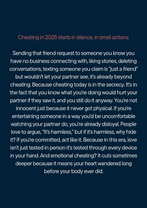 If you're entertaining someone in a way you'd be uncomfortable watching your partner do, you're already disloyal. #theselfawareempath #heartbroken #healing #healingquotes #healingjourney #motivation #love #lovequotes #relationships #her #him #relatable #relationshipgoals #couplegoals #relatablequotes #explore #fyp #foryou #foryourpage | The Self-Aware Empath