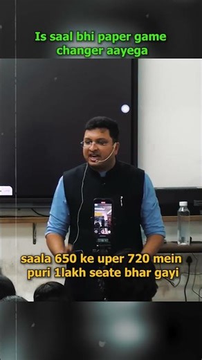 Is saal bhi paper Game changer aayega😱NEET2026#nvsir #question #selection #neet2026