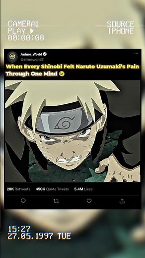 That Scene Where All Shinobi Shared Naruto Uzumaki’s Pain 😢
