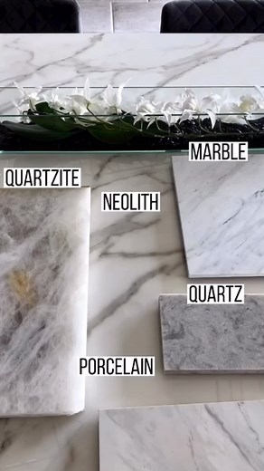 Here’s are the results of the turmeric test on Quartz, Quartzite, Marble, Porcelain and Neolith. As shown in the video Porcelain and Neolith can be easily cleaned using glass cleaner. While for the others water, baking soda, and vinegar were used to remove the stain. : @decor.mm #countertopslab #countertops #kitchendesign #kitchenremodel #kitchen #kitchenrenovation #kitchenlife #cooking #interiordesign #kitcheninspiration #kitchenisland #kitchenideas #reels | Marble.com | Facebook