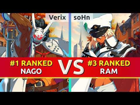 GGST 2.00 ▰ Verix (#1 Ranked Nagoriyuki) vs soHn (#3 Ranked Ramlethal). High Level Gameplay