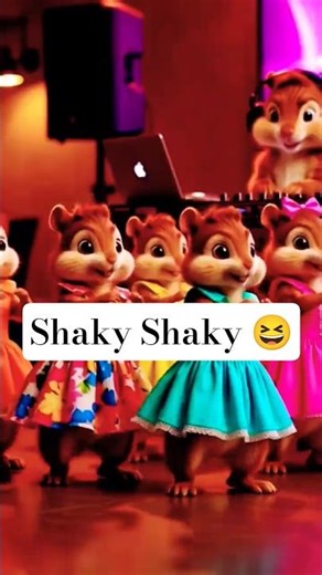 Chipmunks Viral Dance | Trending Video | Shaky Shaky Dance |😍