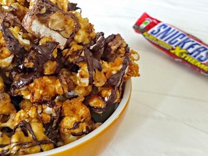 Fun and Easy Snickers Popcorn
