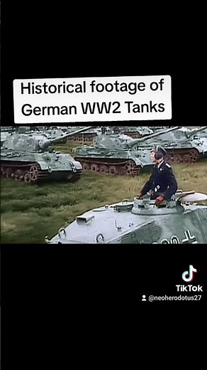 Historical footage of German Tanks from WW2 #history #ww2 #tank #germany #war #historyfacts