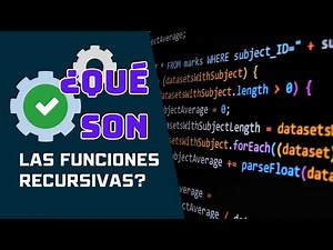 🔍 ¿Qué son las funciones recursivas?