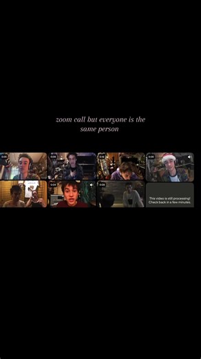 Zoom Call Parody: Everyone is the Same Person