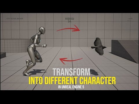 TRANSFORM To Different CHARACTER In Unreal Engine!