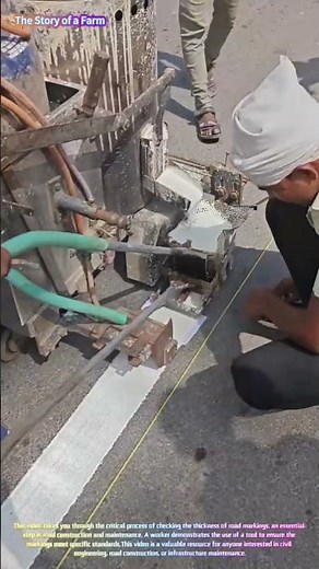 Ensuring Road Marking Precision: Measuring Thickness 🛣️🔍