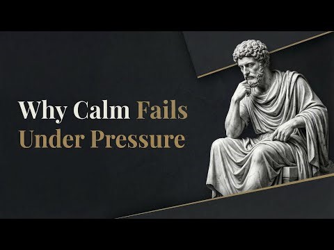 The Stoic Guide To Stay CALM Under Pressure